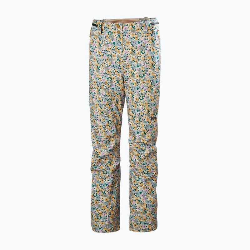 Pantaloni da sci da donna Helly Hansen St. Moritz Insulated 2.0 sand floral aop 5