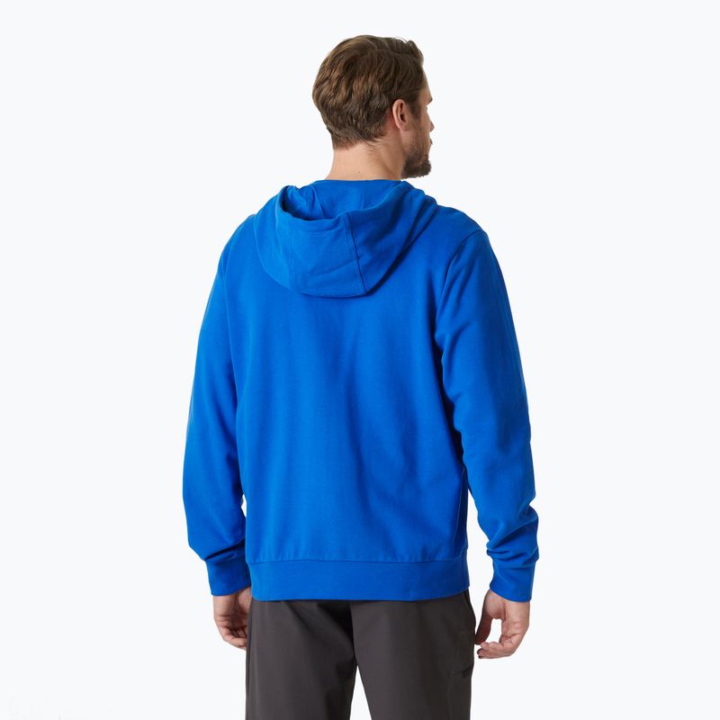 Felpa uomo Helly Hansen HH Logo Full Zip Hoodie 2.0 cobalto 2.0 2