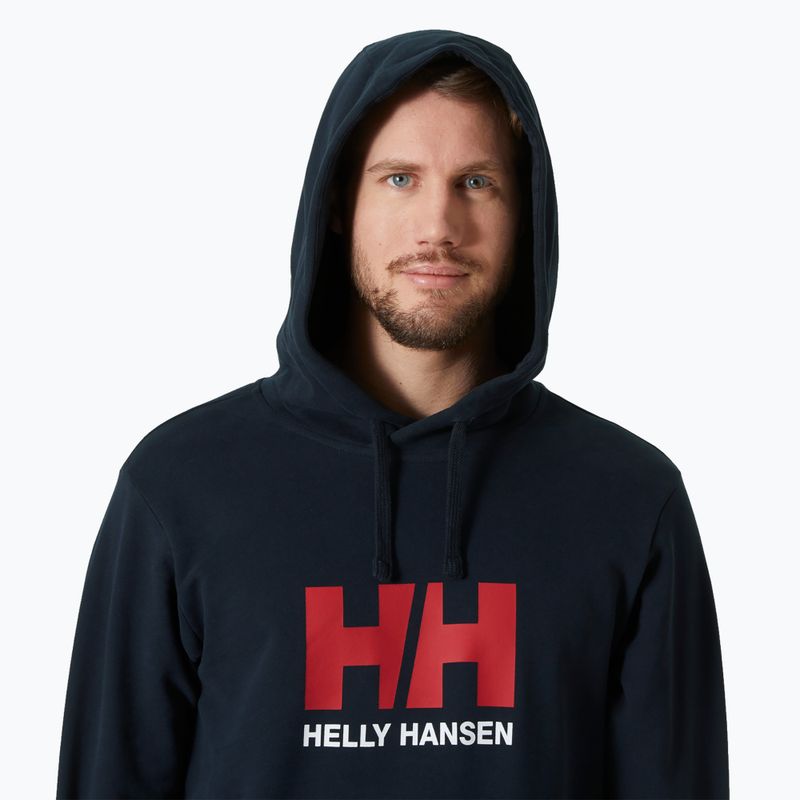 Felpa con cappuccio Helly Hansen HH Logo 2.0 navy da uomo 3