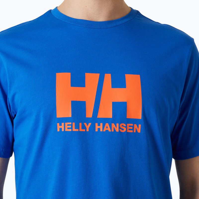 T-shirt Helly Hansen da uomo Logo 2.0 cobalto 2.0 3