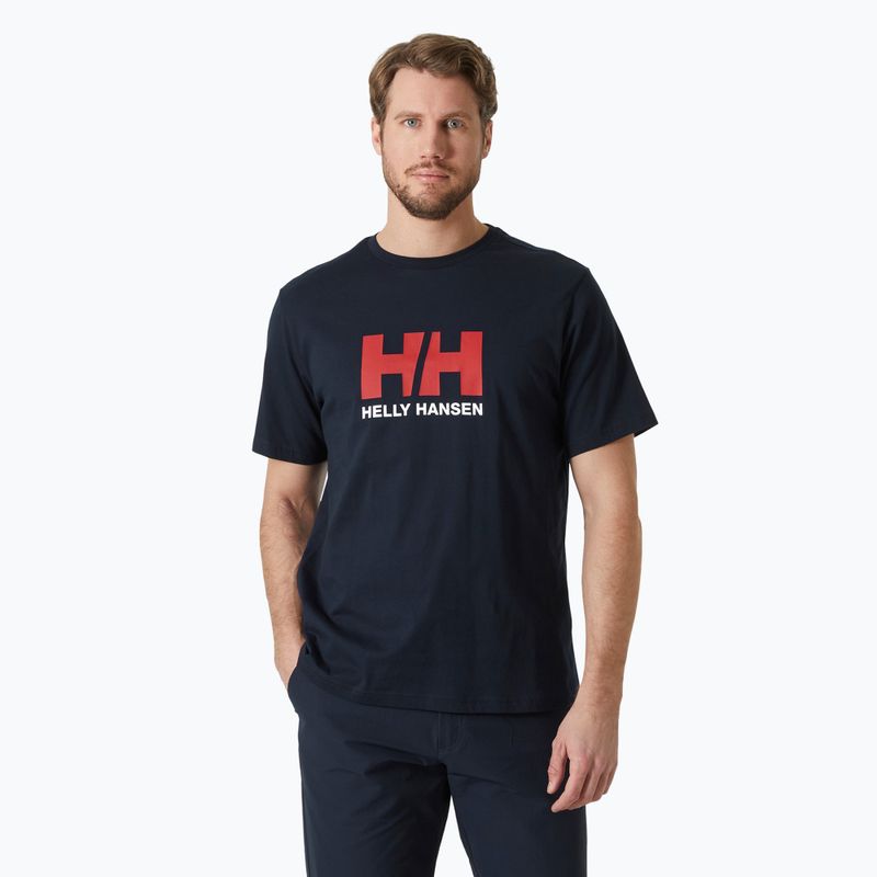 Maglietta Helly Hansen Logo 2.0 uomo navy