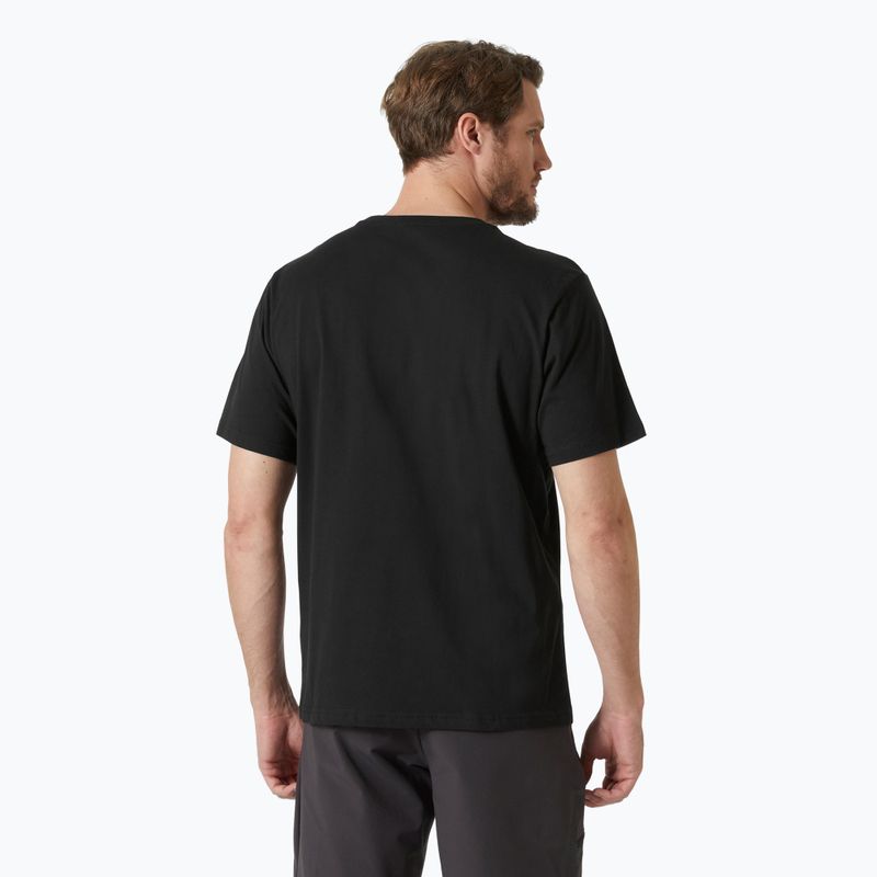 T-shirt Helly Hansen Logo 2.0 uomo nero 2