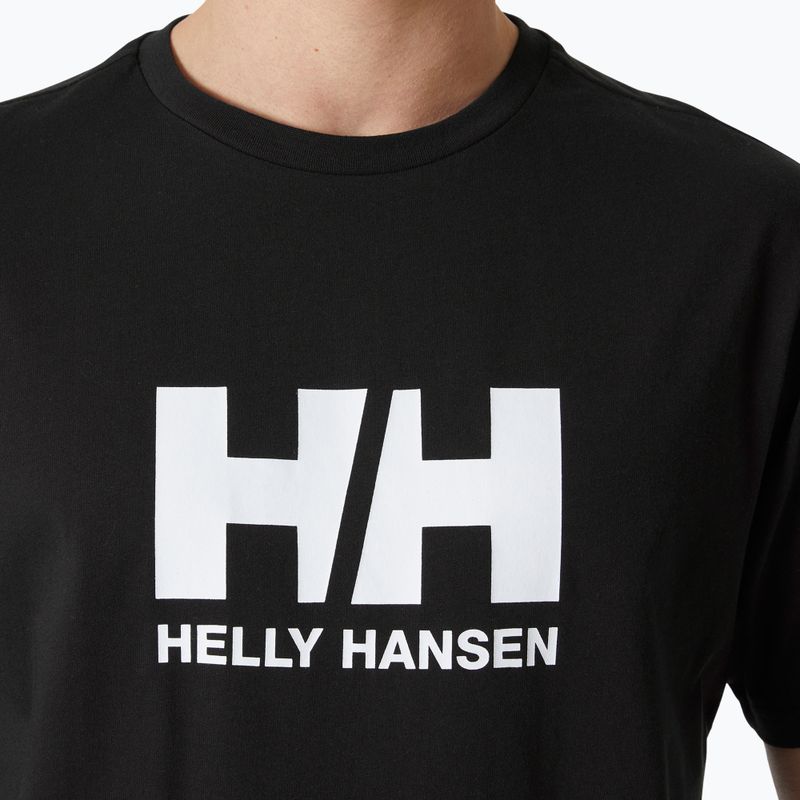 T-shirt Helly Hansen Logo 2.0 uomo nero 3