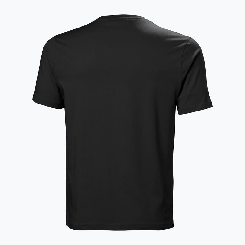 T-shirt Helly Hansen Logo 2.0 uomo nero 5