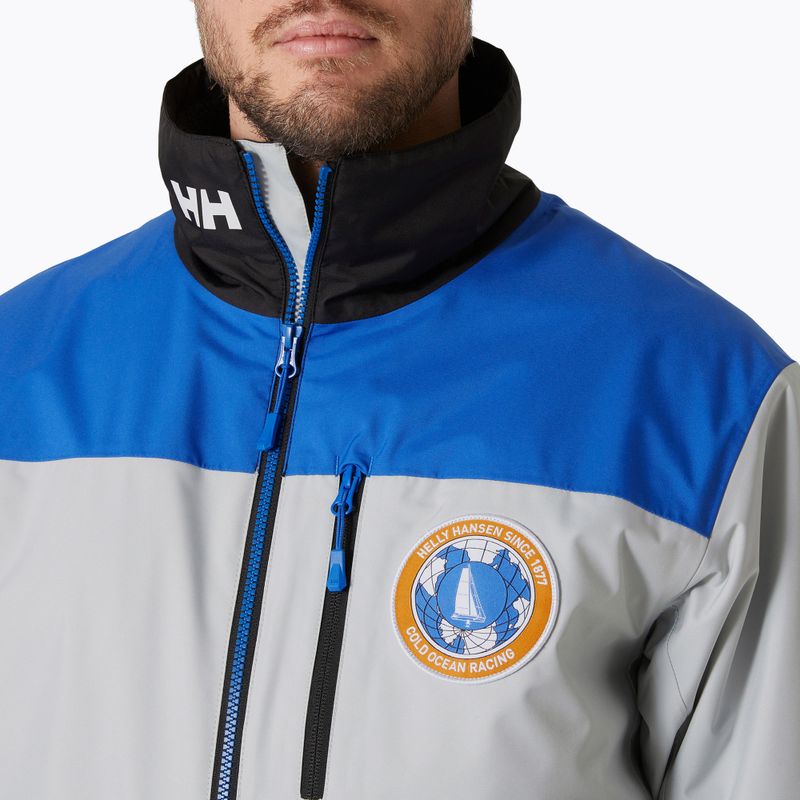 Helly Hansen giacca da vela da uomo Arctic Ocean Crew Midlayer grigio nebbia 3