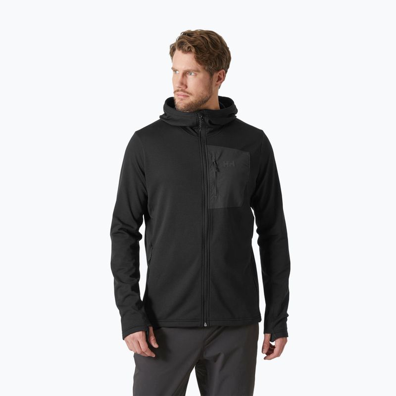 Pile con cappuccio Helly Hansen Versalite da uomo nero