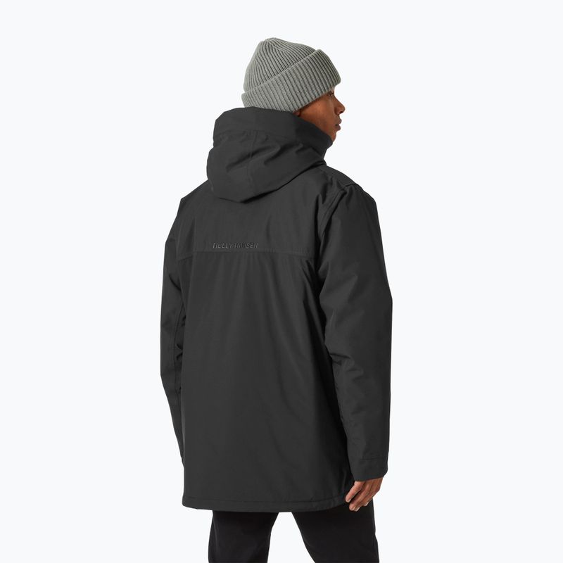 Giacca invernale da uomo Helly Hansen Escape Parka nero 2