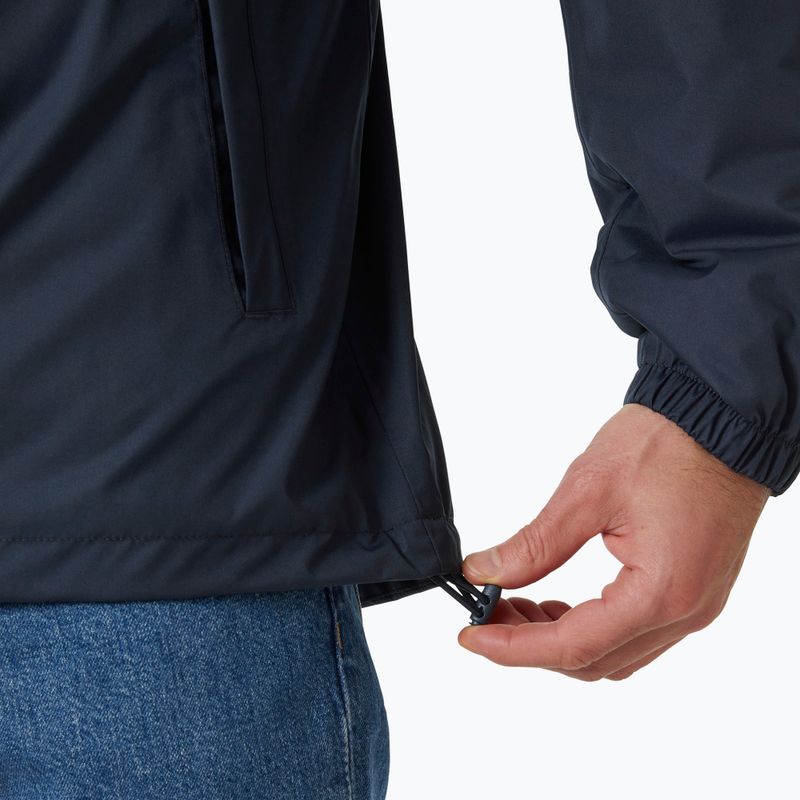Giacca antipioggia da uomo Helly Hansen Vancouver foderata in pile navy 5