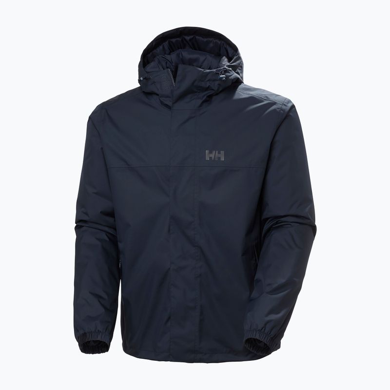 Giacca antipioggia da uomo Helly Hansen Vancouver foderata in pile navy 6