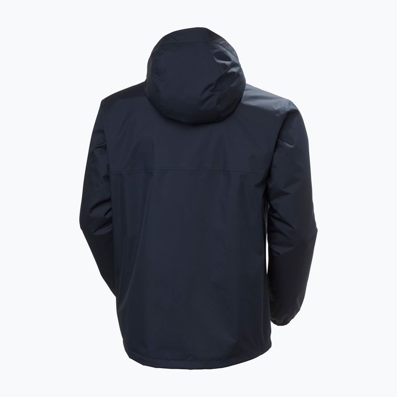 Giacca antipioggia da uomo Helly Hansen Vancouver foderata in pile navy 7