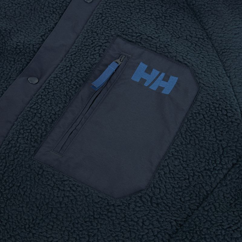 Felpa Helly Hansen Panorama Pile Snap uomo navy 3