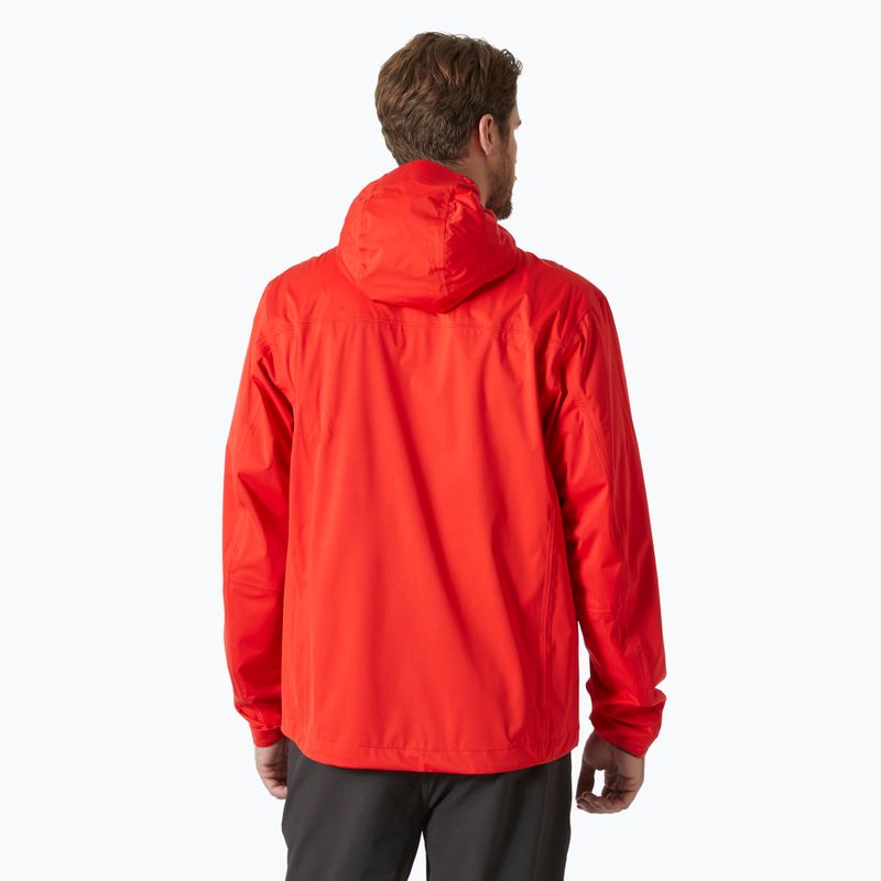 Giacca da pioggia Helly Hansen Momentum 3L Stretch da uomo, allarme rosso 2