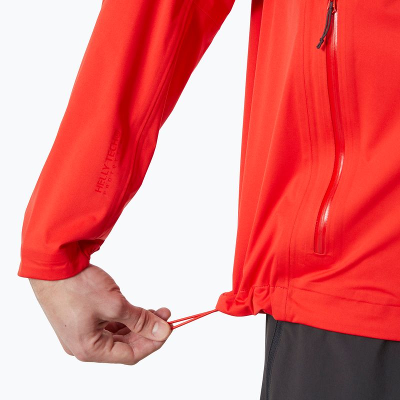 Giacca da pioggia Helly Hansen Momentum 3L Stretch da uomo, allarme rosso 4