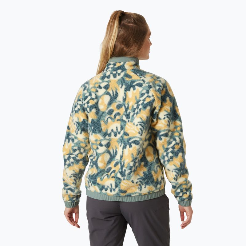 Felpa donna Helly Hansen Imperial Printed Pile Snap sand bruce aop 2