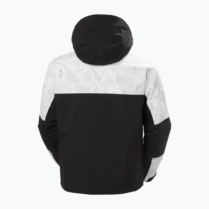 Giacca da sci da uomo Helly Hansen Ullr D Heritage Short grey fog snow camo aop 13
