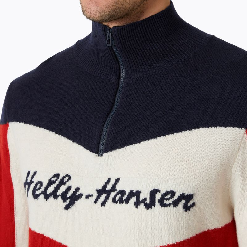 Felpa da sci da uomo Helly Hansen Apres Maglia rossa 3