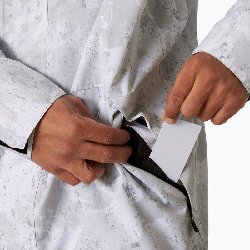 Giacca da sci da uomo Helly Hansen Ullr D Shell Graphic grey fog snow camo aop 7