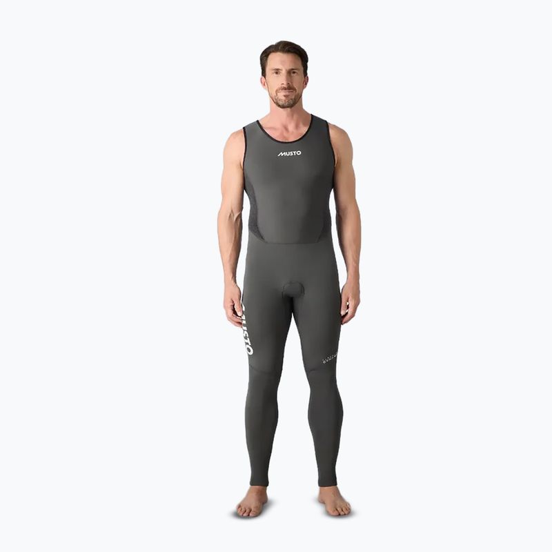 Muta da uomo per il nuoto Musto Flexlite Dynamic 2 mm Long John dark grey 5