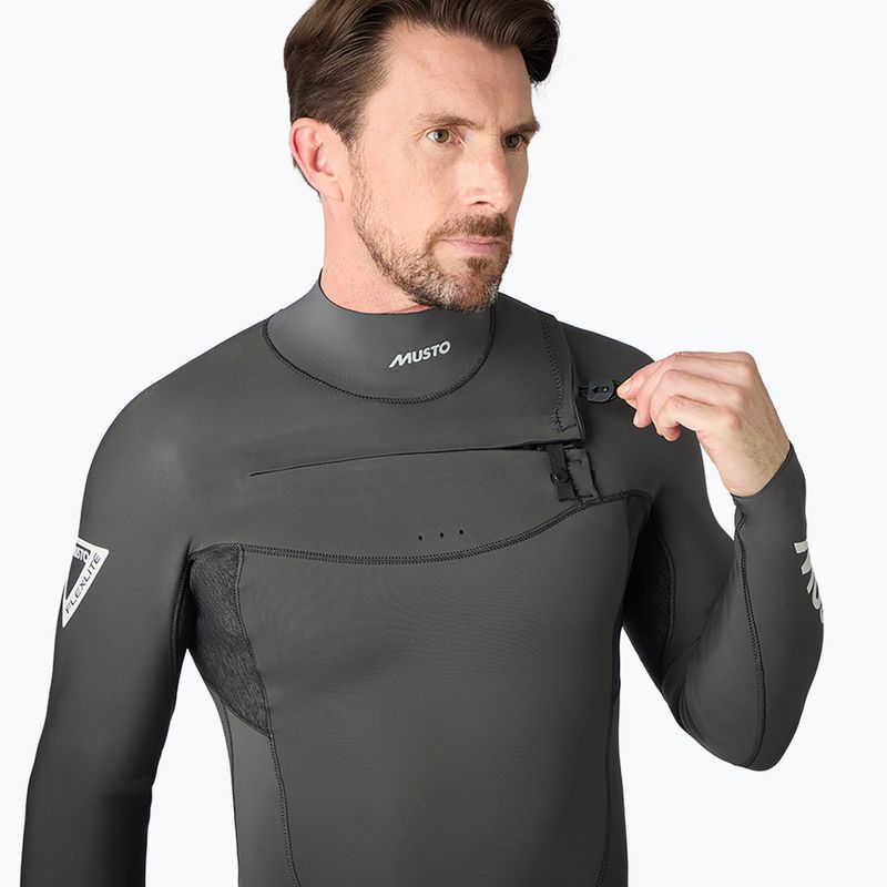 Muta da uomo per il nuoto Musto Flexlite Dynamic 3/2 mm Shorty dark grey 7