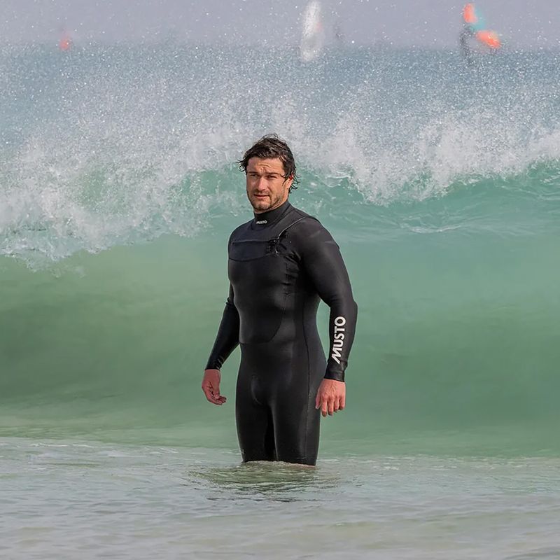 Muta da uomo per il nuoto Musto Flexlite Dynamic 3/2 mm Shorty dark grey 17