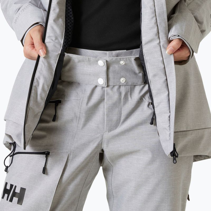Giacca da sci da donna Helly Hansen Powderqueen 3.0 grigio/melange 6