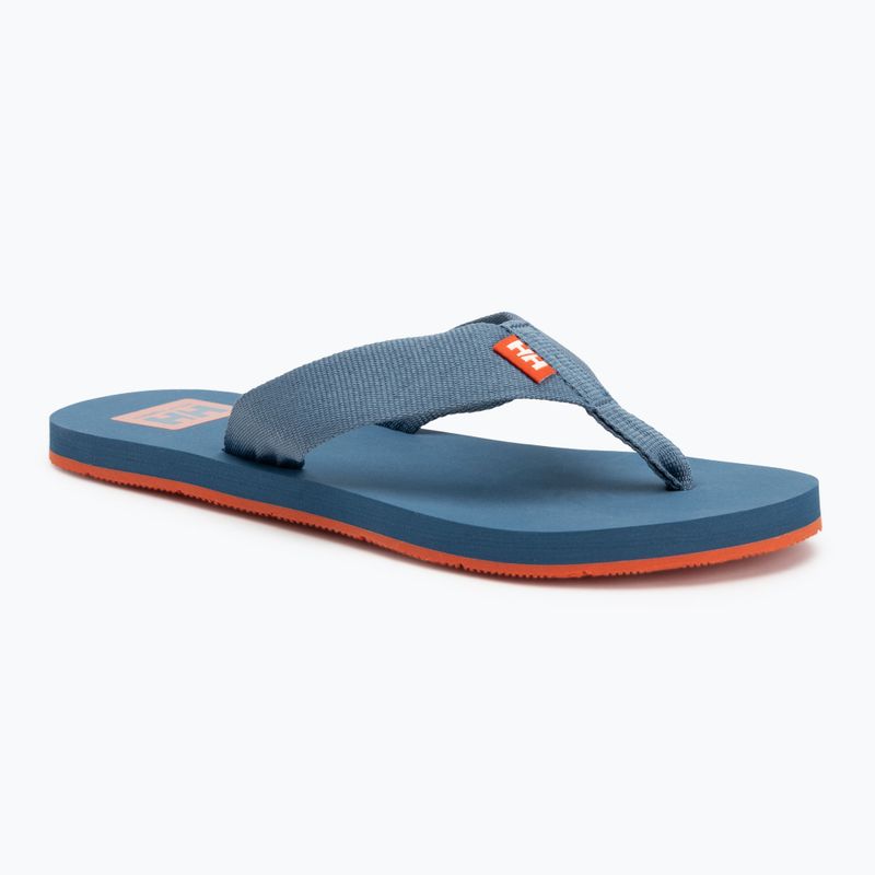 Sandali Helly Hansen Logo Uomo 2 infradito navy lavato / arancione di pattuglia