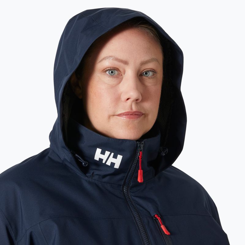 Giacca da vela da donna Helly Hansen Crew Hooded Midlayer Plus 2.0 navy 3