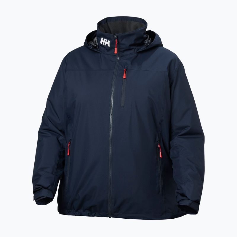 Giacca da vela da donna Helly Hansen Crew Hooded Midlayer Plus 2.0 navy 9