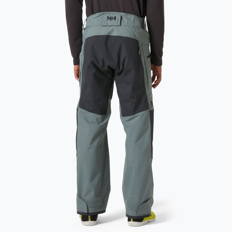 Pantaloni da vela Helly Hansen da uomo Hp Foil 2.0 grigio cactus 2