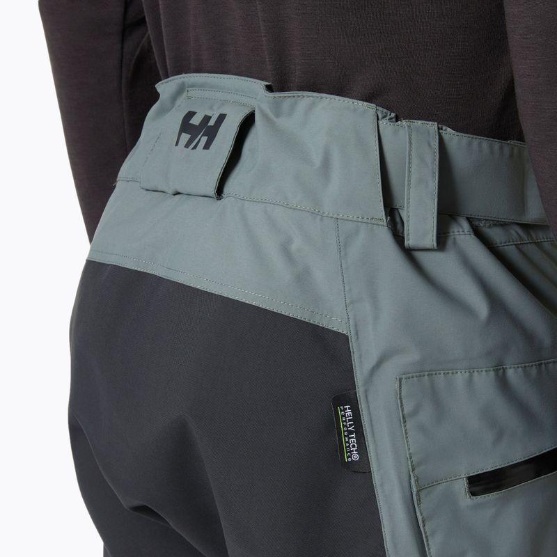 Pantaloni da vela Helly Hansen da uomo Hp Foil 2.0 grigio cactus 4