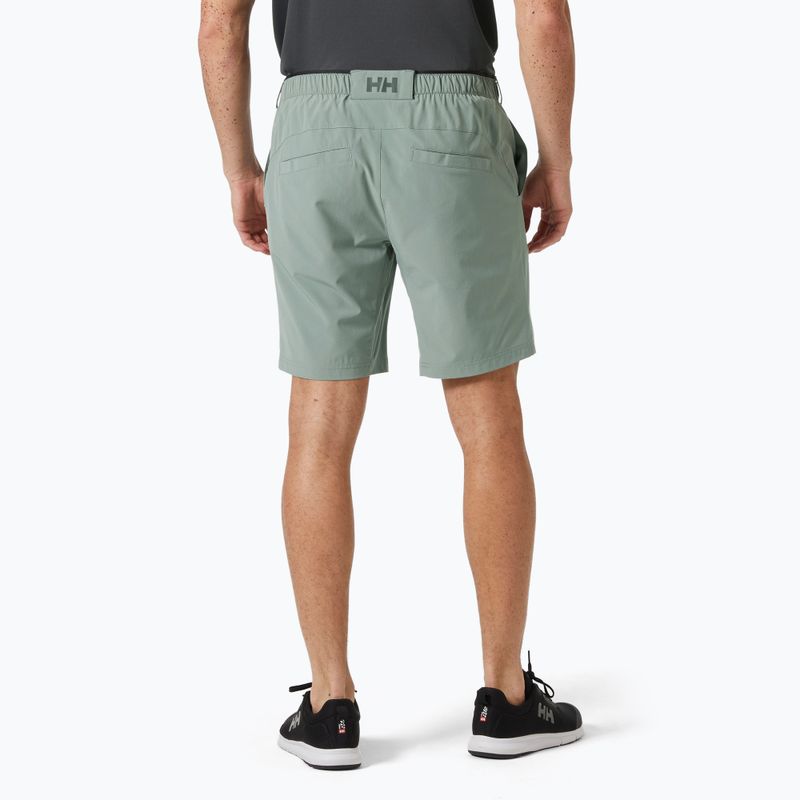 Pantaloncini da vela Helly Hansen da uomo Hp Sirocco 9" grigio cactus 2