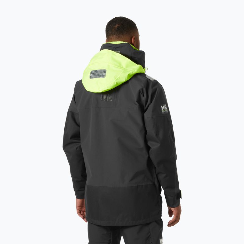 Helly Hansen Skagen Offshore, giacca da pioggia da uomo, ebano 2