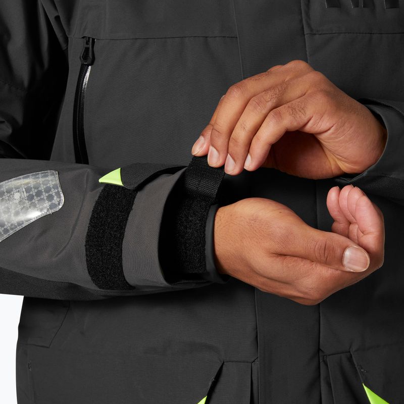Helly Hansen Skagen Offshore, giacca da pioggia da uomo, ebano 6