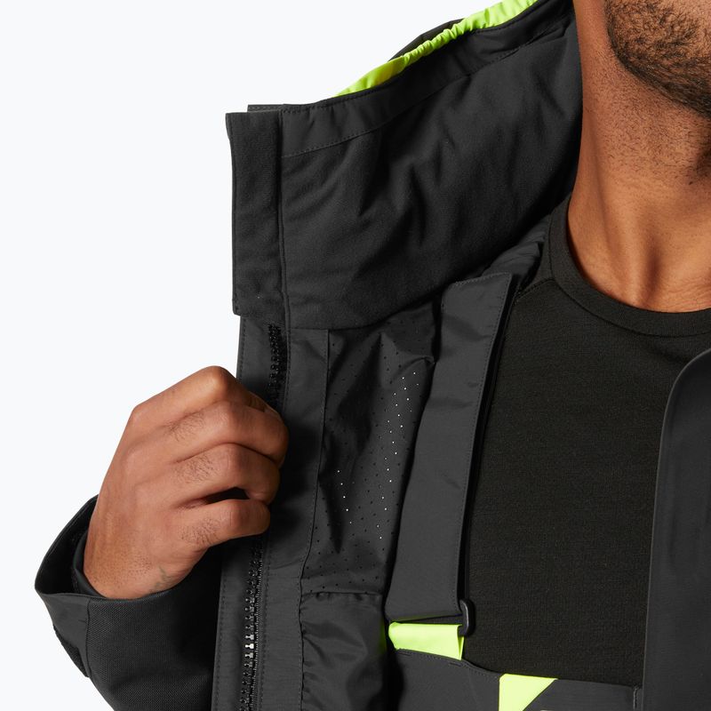 Helly Hansen Skagen Offshore, giacca da pioggia da uomo, ebano 10