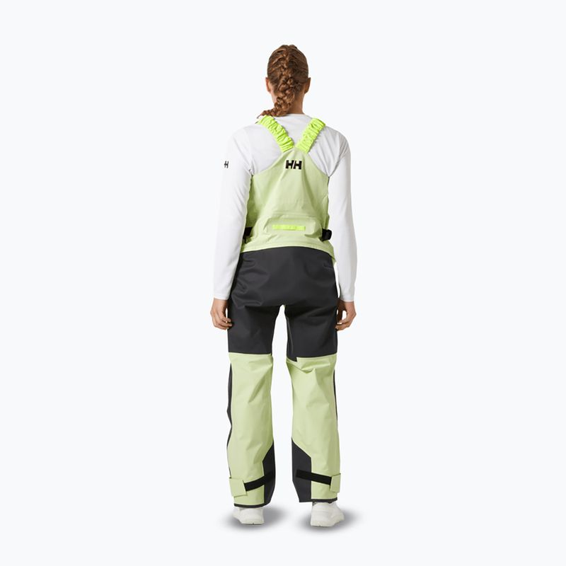 Pantaloni da vela donna Helly Hansen Skagen Pro Bib washed lime 2