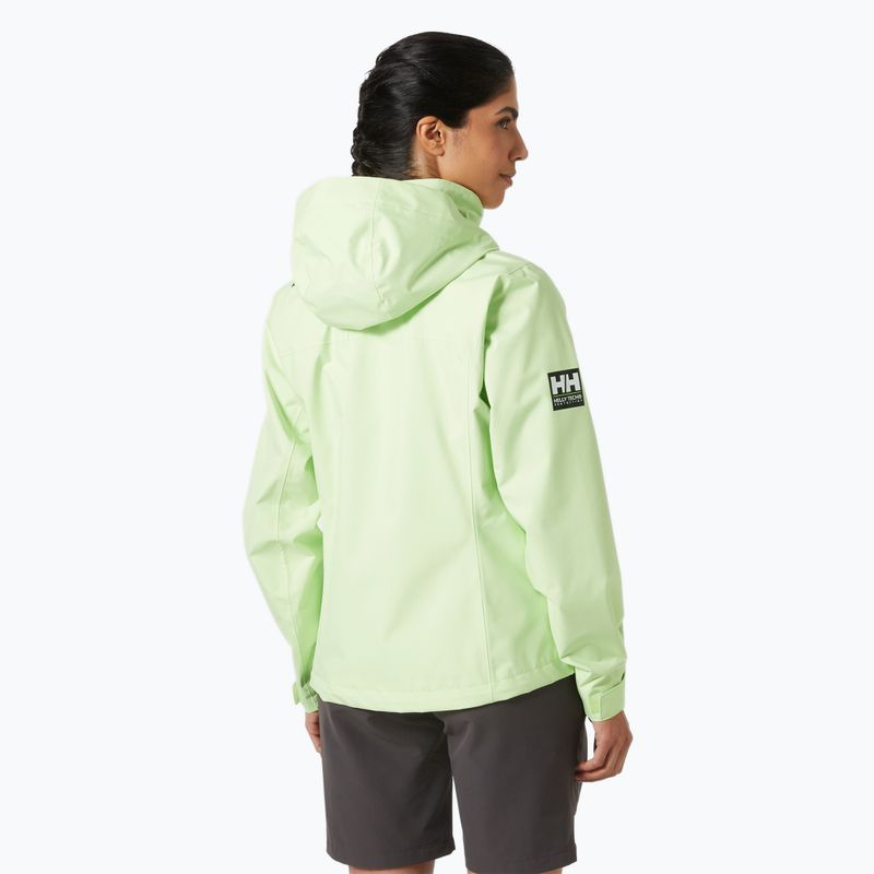 Giacca da vela donna Helly Hansen Crew Hooded 2.0 washed lime 4