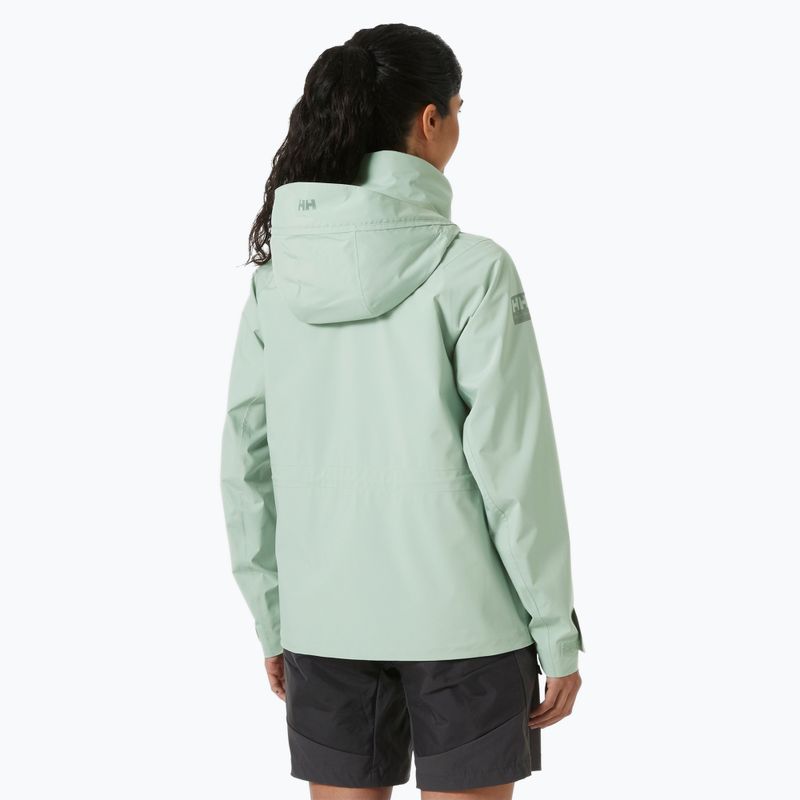 Giacca da vela donna Helly Hansen Hp Racing con cappuccio eucalipto 2