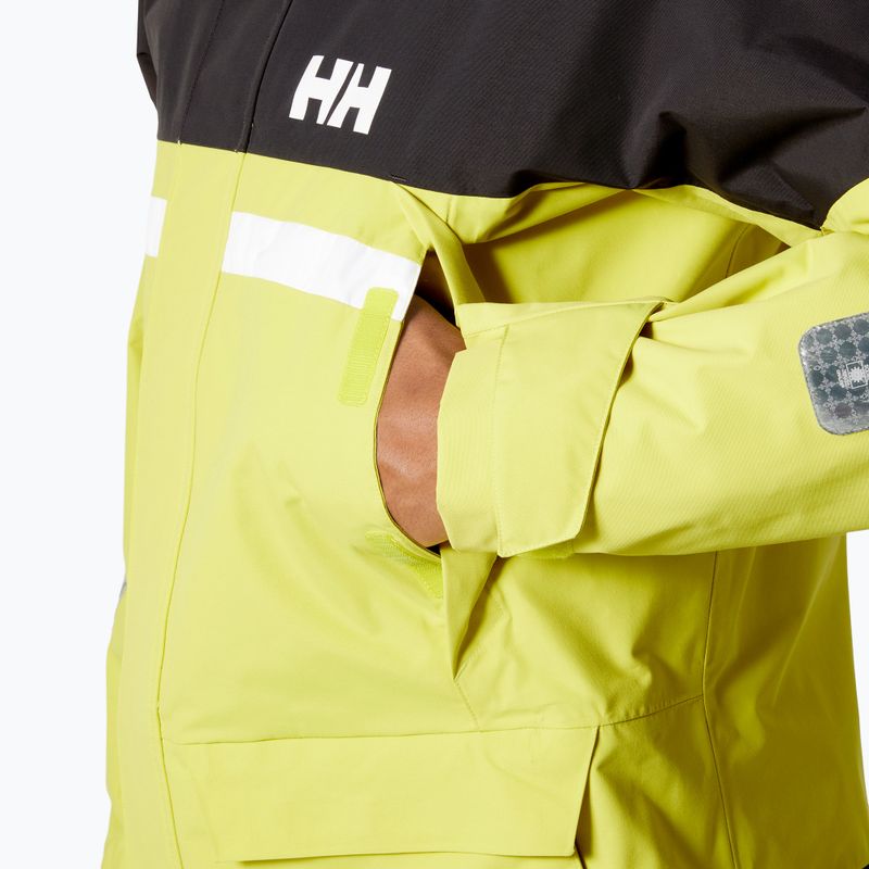 Giacca da vela da uomo Helly Hansen Pier 4.0 cyber lime 6