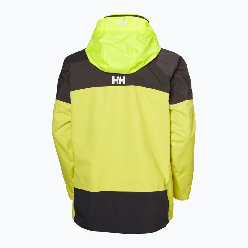 Giacca da vela da uomo Helly Hansen Pier 4.0 cyber lime 10
