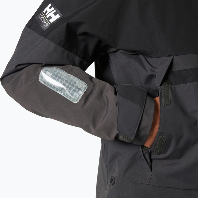 Helly Hansen Pier 4.0 giacca da pioggia da uomo ebano 5