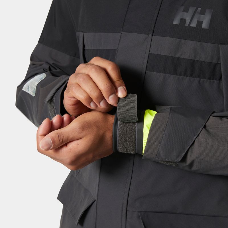 Helly Hansen Pier 4.0 giacca da pioggia da uomo ebano 7
