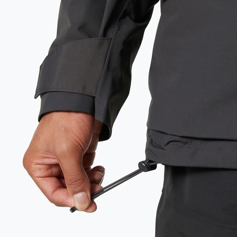 Helly Hansen Pier 4.0 giacca da pioggia da uomo ebano 8