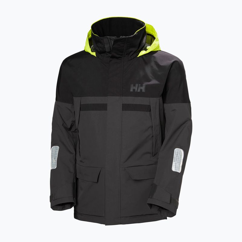 Helly Hansen Pier 4.0 giacca da pioggia da uomo ebano 10