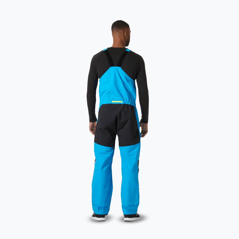 Pantaloni da vela da uomo Helly Hansen Pier 4.0 Bib cyan 2