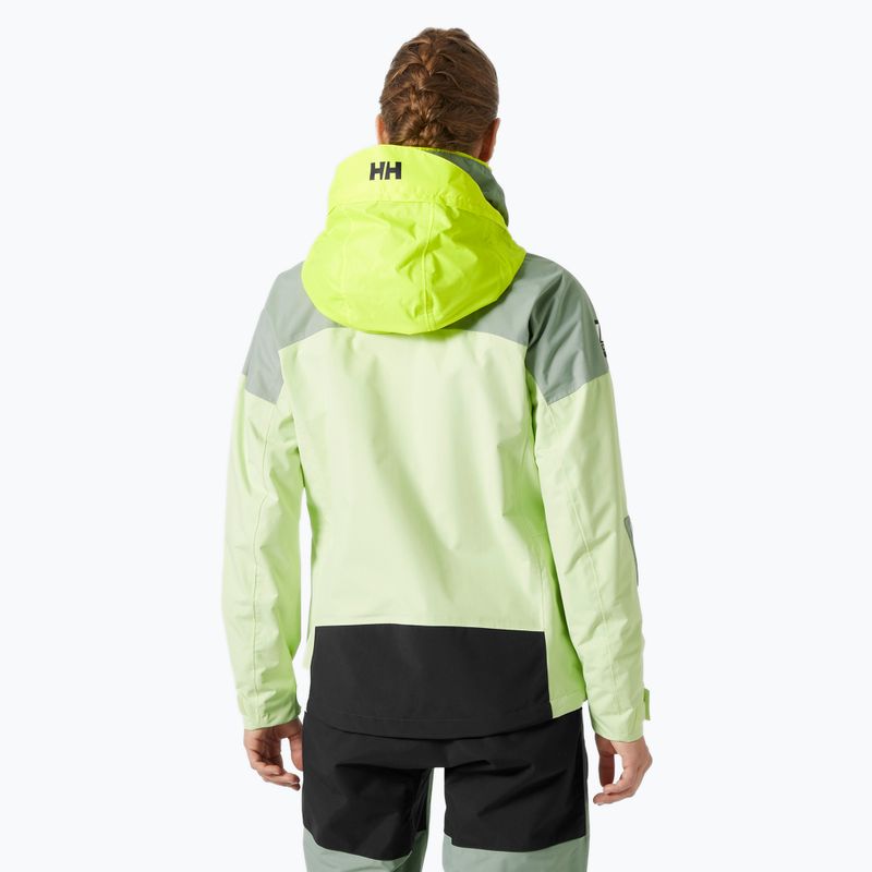 Giacca da vela Helly Hansen Pier 4.0 lime lavato da donna 2