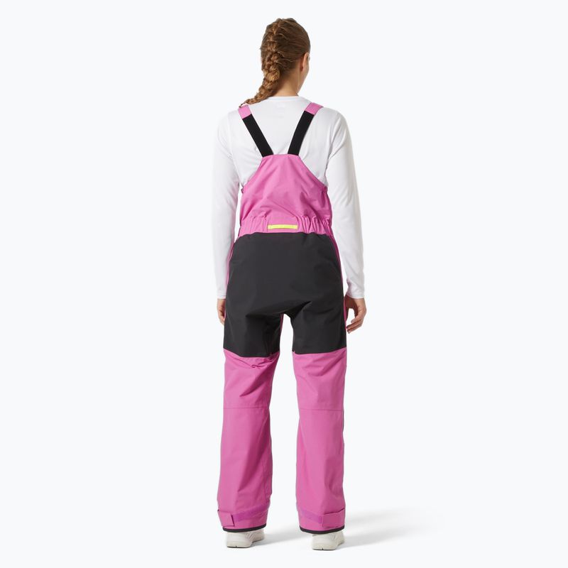 Pantaloni da vela Helly Hansen da donna Pier 4.0 Bib meta rosa 2
