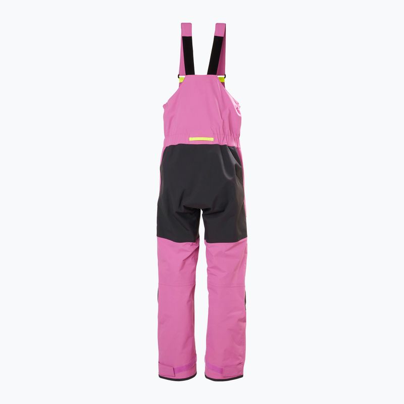 Pantaloni da vela Helly Hansen da donna Pier 4.0 Bib meta rosa 7