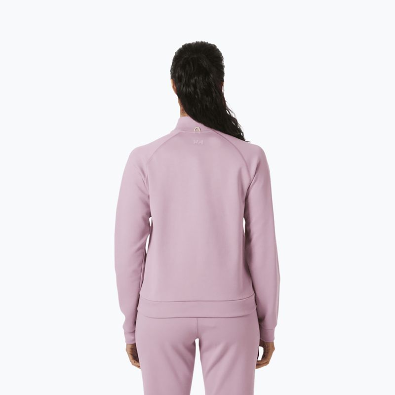 Felpa donna Helly Hansen HP Tech Sweat Half Zip purple clay 2