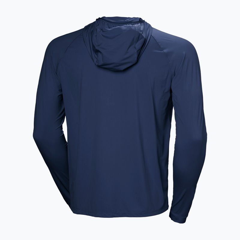 Felpa trekking da uomo Helly Hansen Shine Solen 1/2 Zip Hoodie navy 6