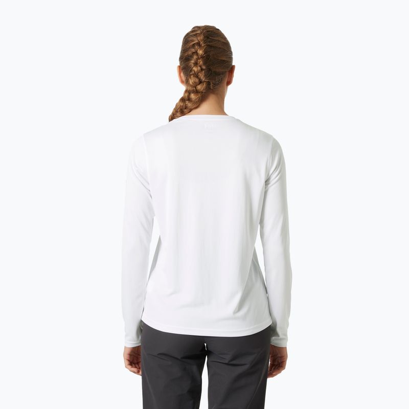 Helly Hansen donna HH Tech Crew 2.0 LS maniche lunghe bianco 2